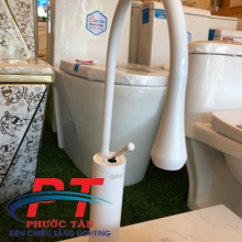 Vòi lavabo thiên nga trắng