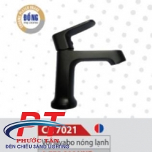 Vòi lavabo nóng lạnh đen