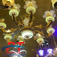 Đèn chùm hoa cúc 15 tay PTDC9099-15
