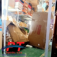 Gương chữ nhật led phun cát cảm ứng D50