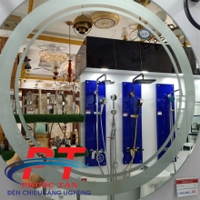 Gương Tròn cảm ứng + sấy chống mờ