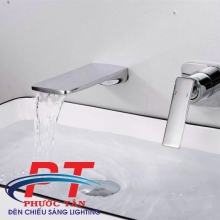 Vòi lavabo âm tường crom Teady VA003