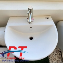 Chậu rửa mặt liền chân