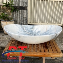Lavabo thuyền đá F13