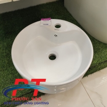 Lavabo trắng tròn T08