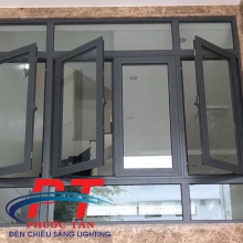 Cửa Sổ Nhôm Xingfa 4 Cánh ( Màu Socola )