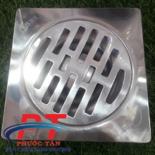 Phễu sàn đúc 15x15x60 INOX 304 bóng