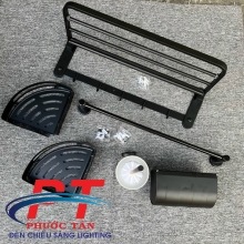 Bộ phụ kiện inox sơn tĩnh điện đen 5 món