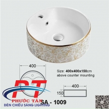 Lavabo tròn hoa  F16 