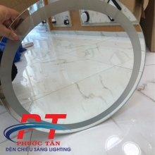 Gương tròn led phun cát D50
