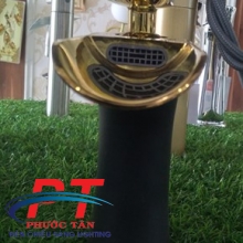 Vòi lavabo thác tràn 20cm - đen vàng