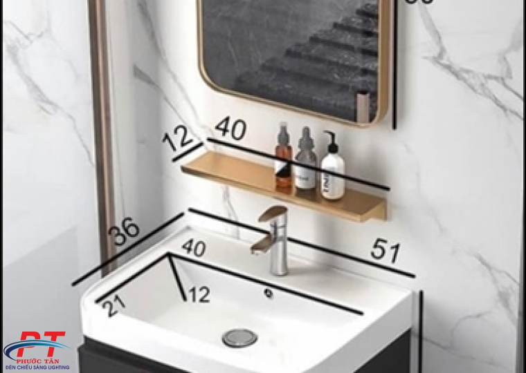 Tủ lavabo PTTLLB001