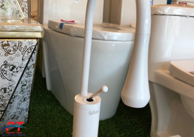 Vòi lavabo thiên nga trắng