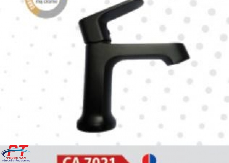 Vòi lavabo nóng lạnh đen