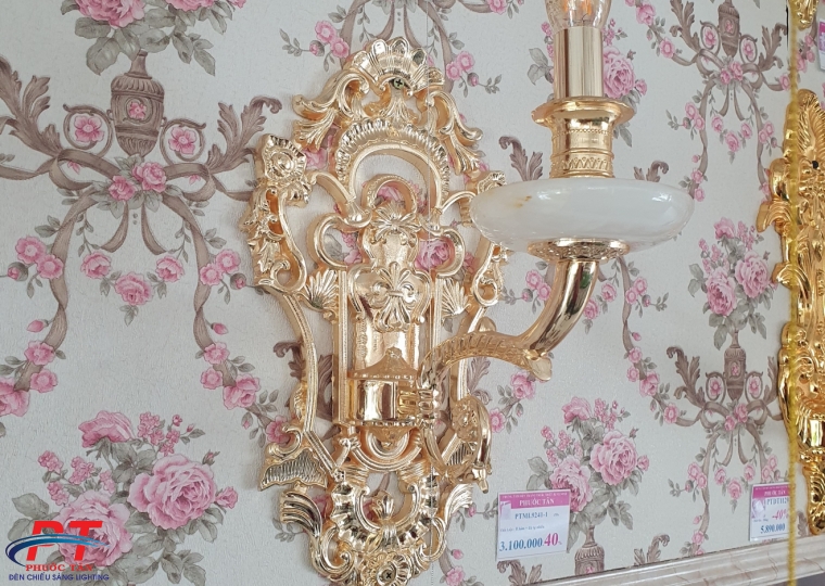 Đèn Tường Mạ Vàng 9241-1