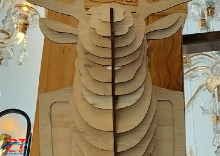 Đèn tường gỗ PTTG004