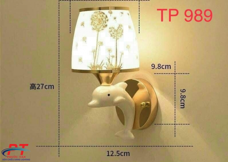 Đèn tường cá heo PTDT989