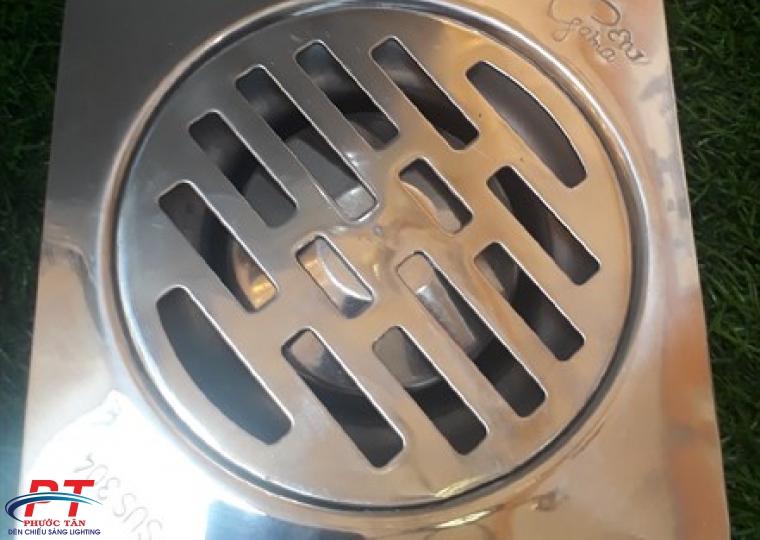Phễu sàn đúc 15x15x90 INOX 304 bóng