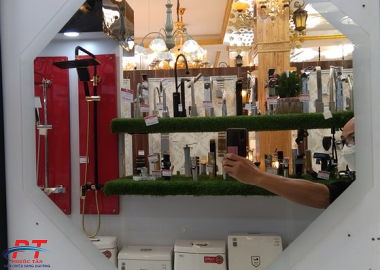 Gương led 8 cạnh